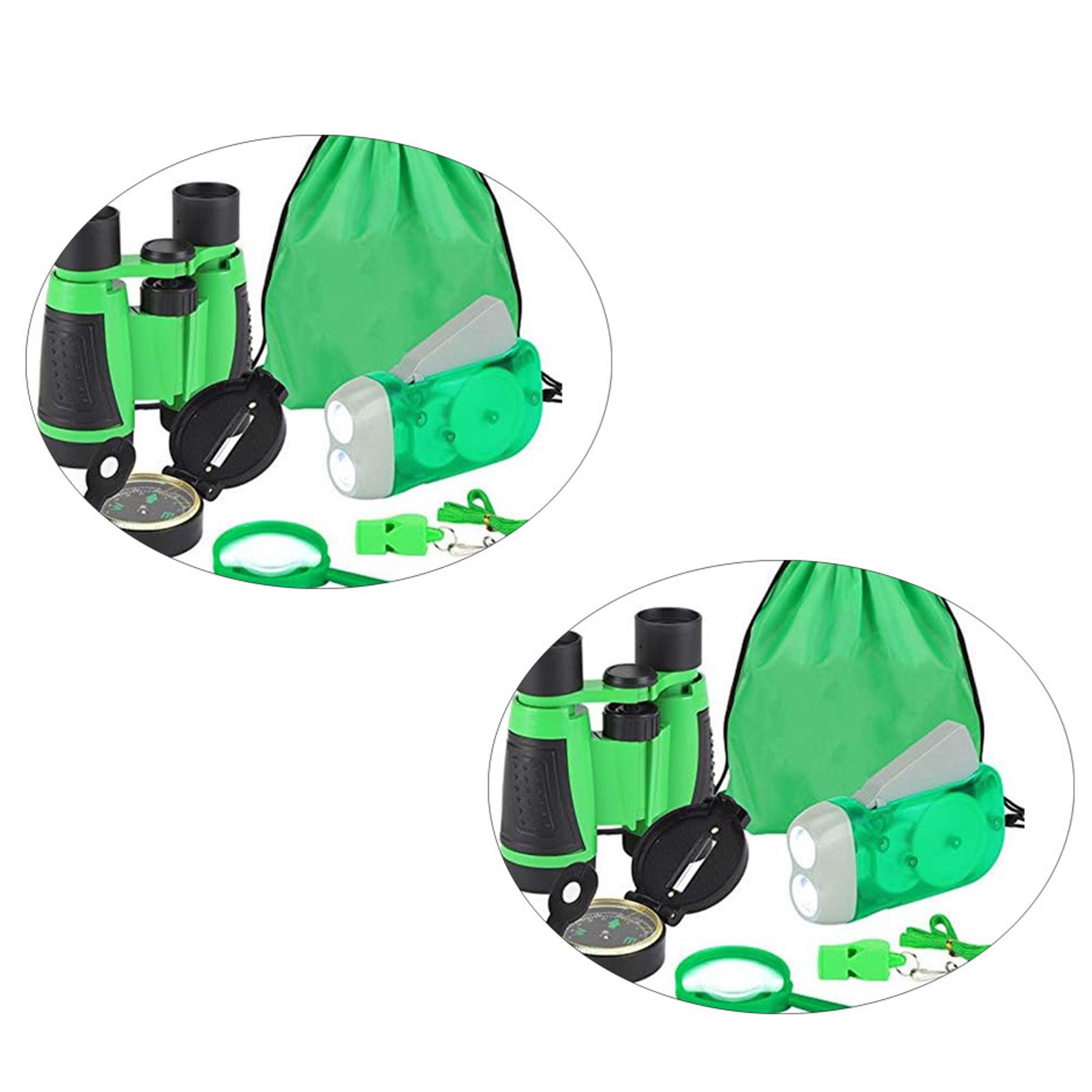 Outdoor Adventure Kit For Kids - ชุดสำรวจธรรมชาติสำหรับเด็ก พร้อมอุปกรณ์จับแมลง กล้องส่องแมลง กล้องส่องทางไกล และเข็มทิศ สำหรับการเรียนรู้กลางแจ้ง