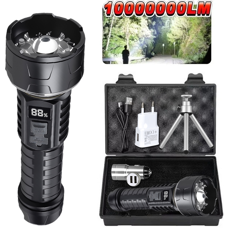 ไฟฉาย LED แบบ COB แบบชาร์จไฟได - Outdoor Adventure Trips บทวิจารณ์และราคา