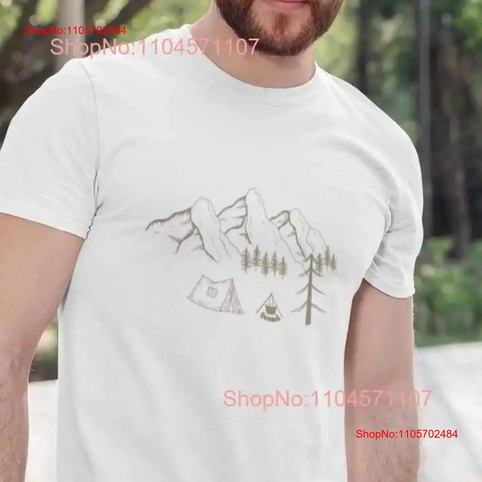 เสื้อยืดลายกราฟิกวินเทจสำหรับน - Outdoor Adventure Outfit บทวิจารณ์และราคา